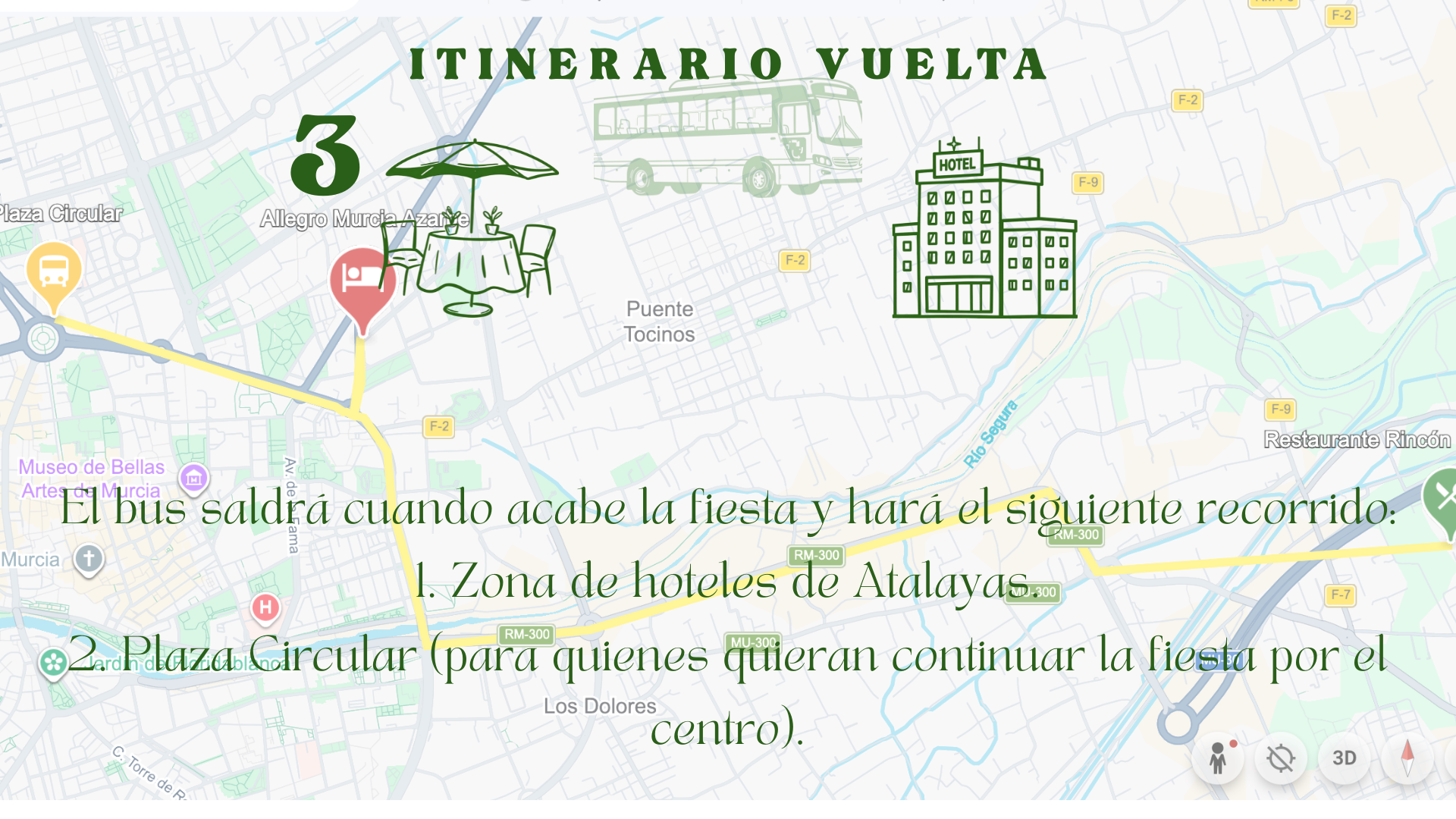 Itinerario Ida